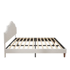 King Size Bed Frame with Adjustable Headboard