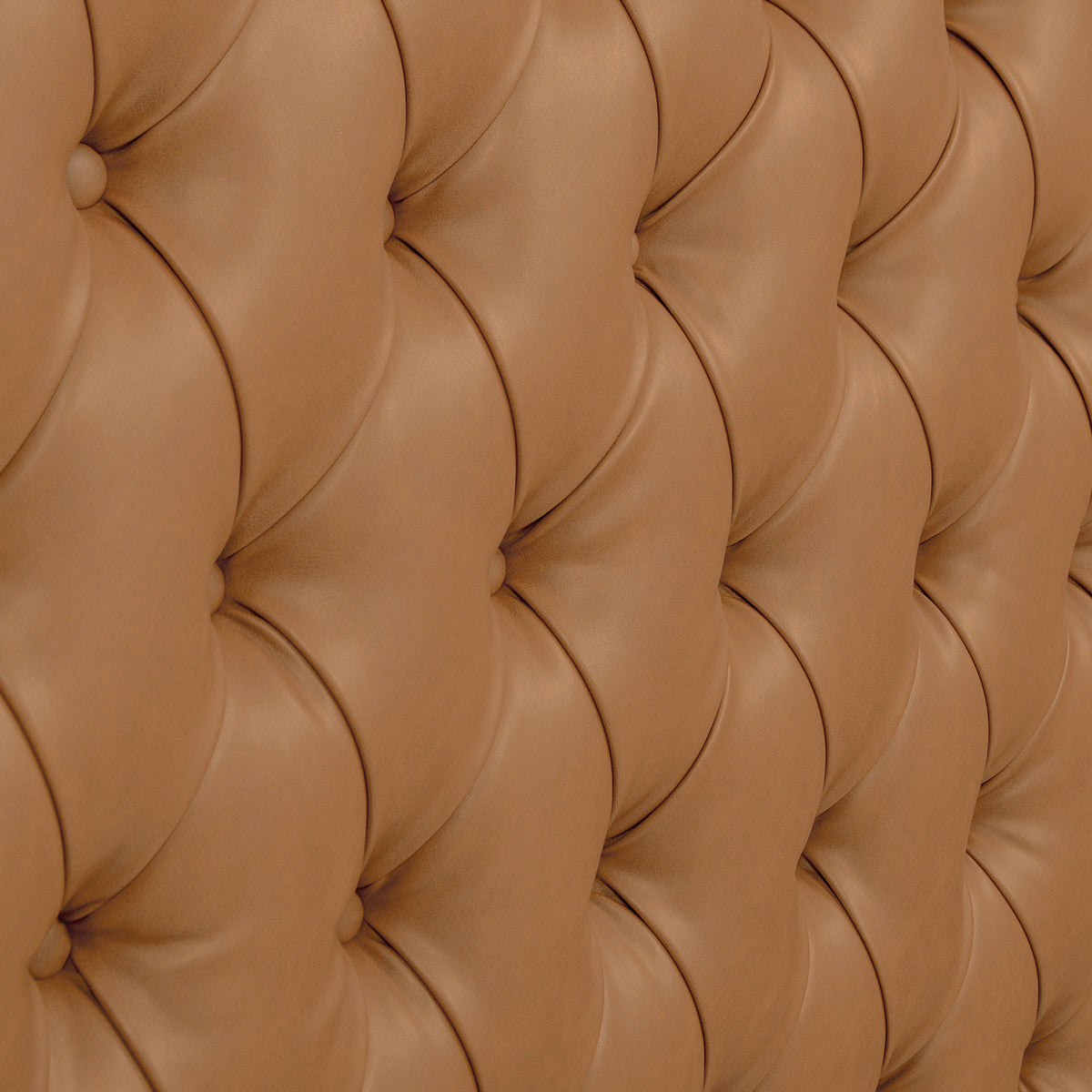 Brooklyn King Tufted Panel Bed Headboard and Footboard Set, Tan Brown
