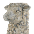 Magnesium Sheep Head Planter with Distressed Finish
