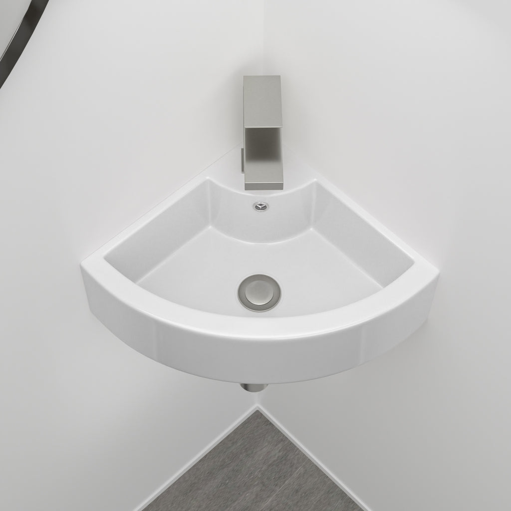 18 x 13 Inch Wall-Mounted Bathroom Sink