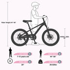 ZUKKA 20 Inch Mountain Bike for Boys and Girls