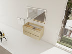 36" Wall-Mounted Bathroom Vanity (Cabinet Only)