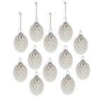 D4x4.2"H Christmas Ball Ornaments - Set of 12