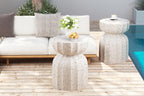 Modern Outdoor and Indoor Waterproof Coffee Table and Side Table Set