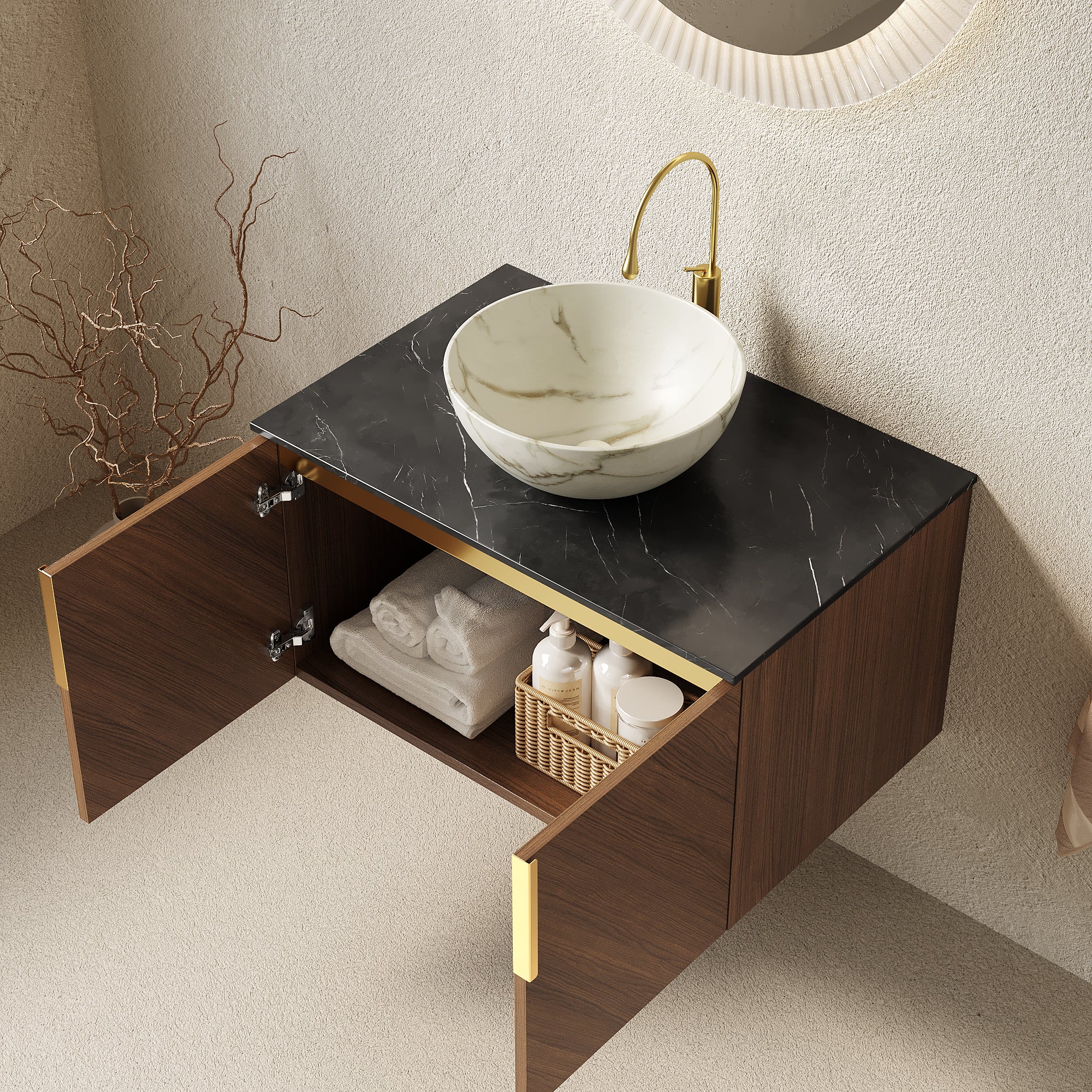 ARAI 30" Bathroom Vanity & Sink