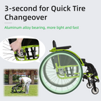All Aluminum Foldable Lightweight Wheelchair