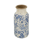 Delftware Inspired Ceramic Vase