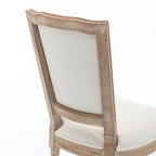 Farmhouse Solid Wood Frame Dining Chairs with Cushioned