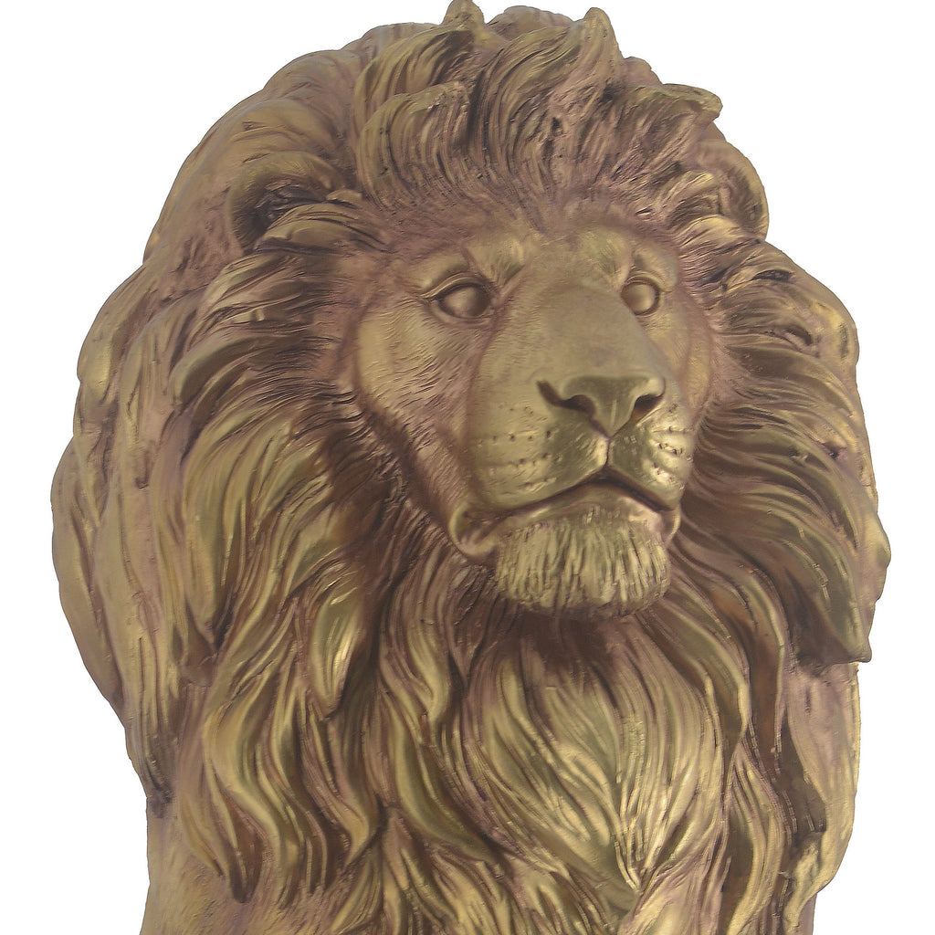 24" Outdoor Lion Statue