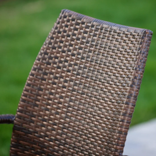 Outdoor Wicker Chairs Set, 2 Chairs
