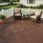 Plastic Interlocking Deck Tiles - 44 Pack