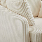 40.55''W Swivel Accent Chair with Pillows