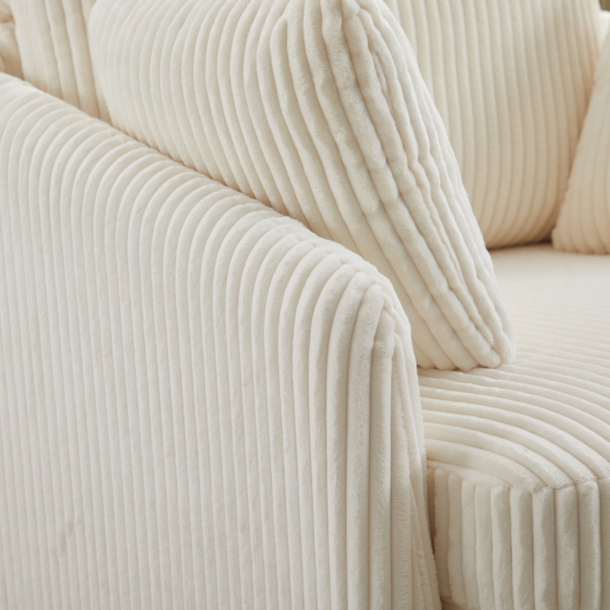 40.55''W Swivel Accent Chair with Pillows