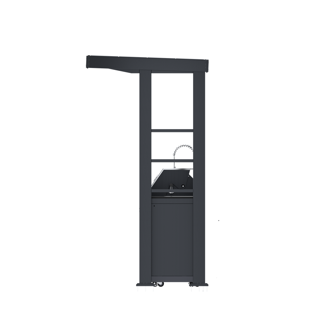 97-Inch 4-Burner Deluxe Stainless Steel Outdoor Kitchen Grill
