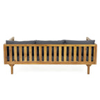 Claremont 3 Seater Daybed With Rattan Arms (Dark)