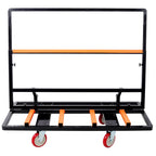 Folding Drywall Cart, 2200 LBS Utility Dolly with Swivel Casters