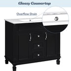 36" Bathroom Vanity with Top Sink