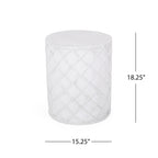 Outdoor MGO Side Table, Antique