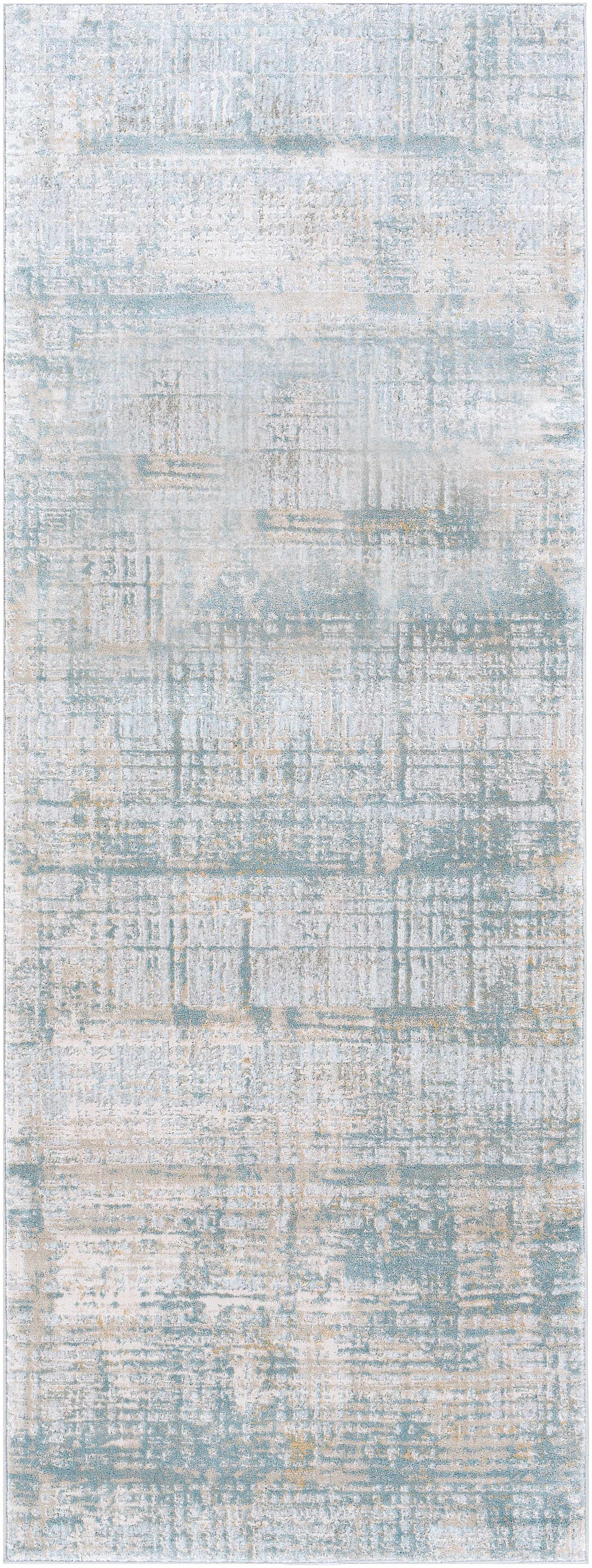 Fallin Gray Thick Luxe Abstract Striped Rug