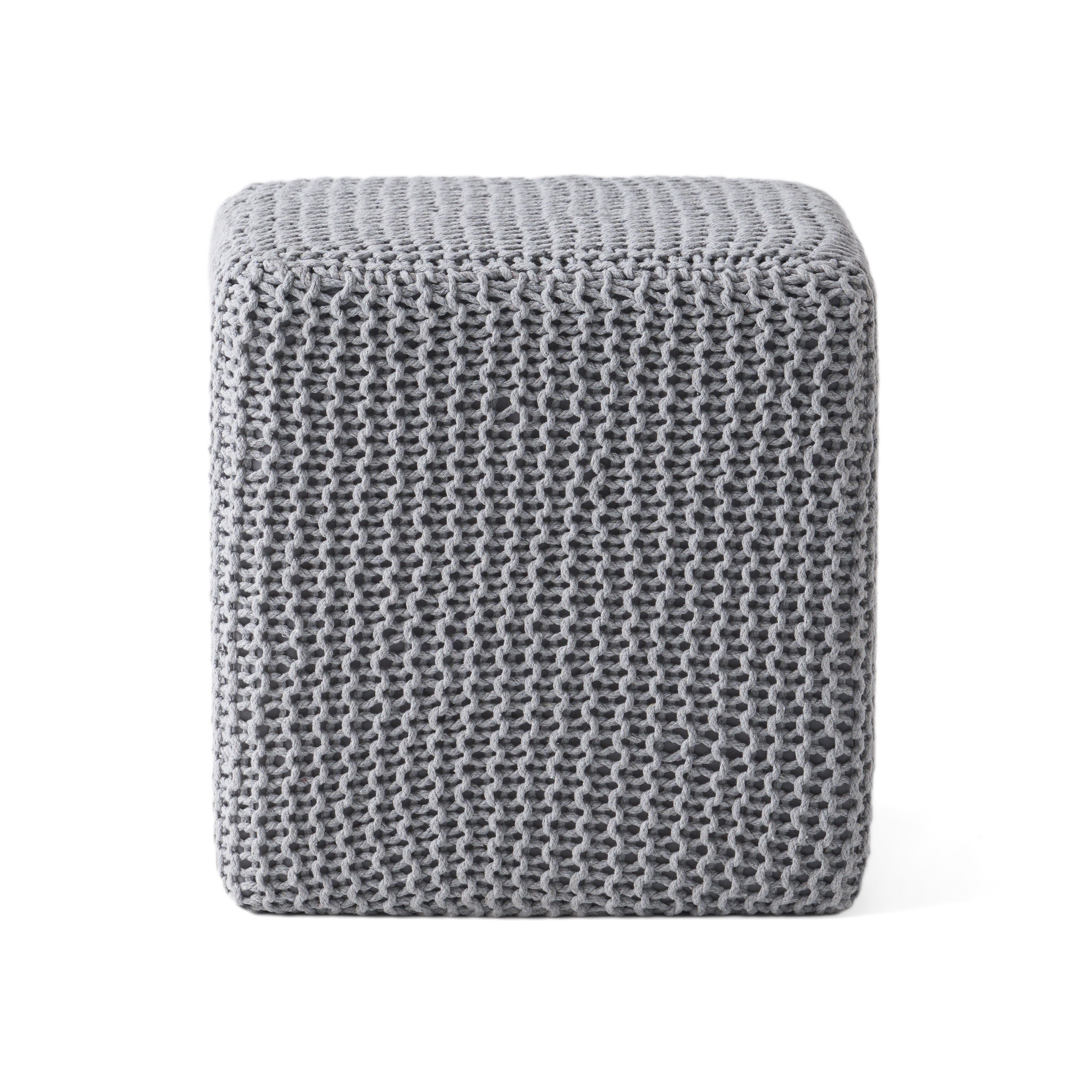 Knitted Foot Stool