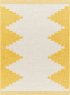Djugun Yellow Outdoor Rug - Clearance