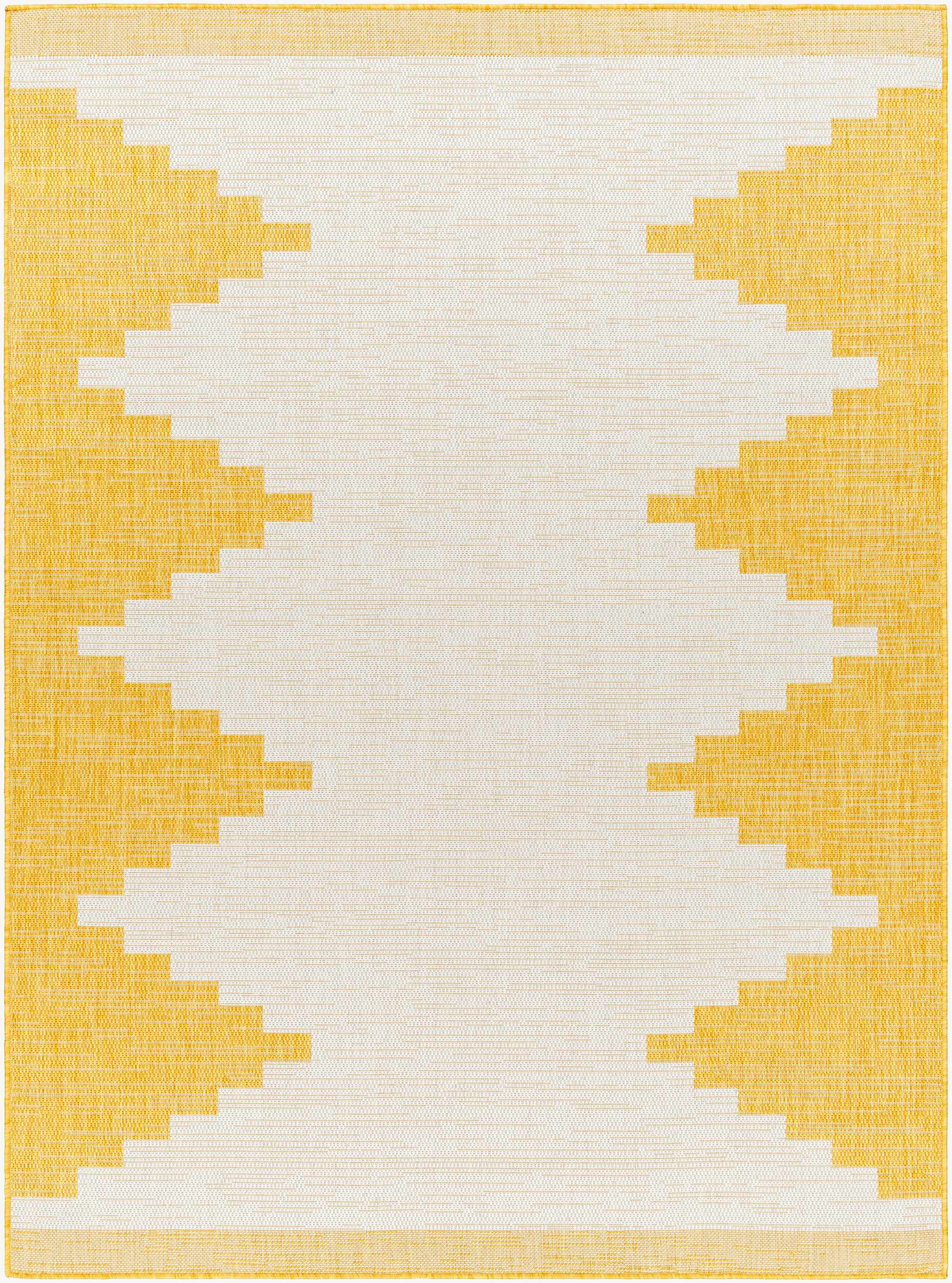 Djugun Yellow Outdoor Rug - Clearance