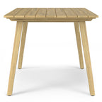 Kona Outdoor Dining Table - Light Teak