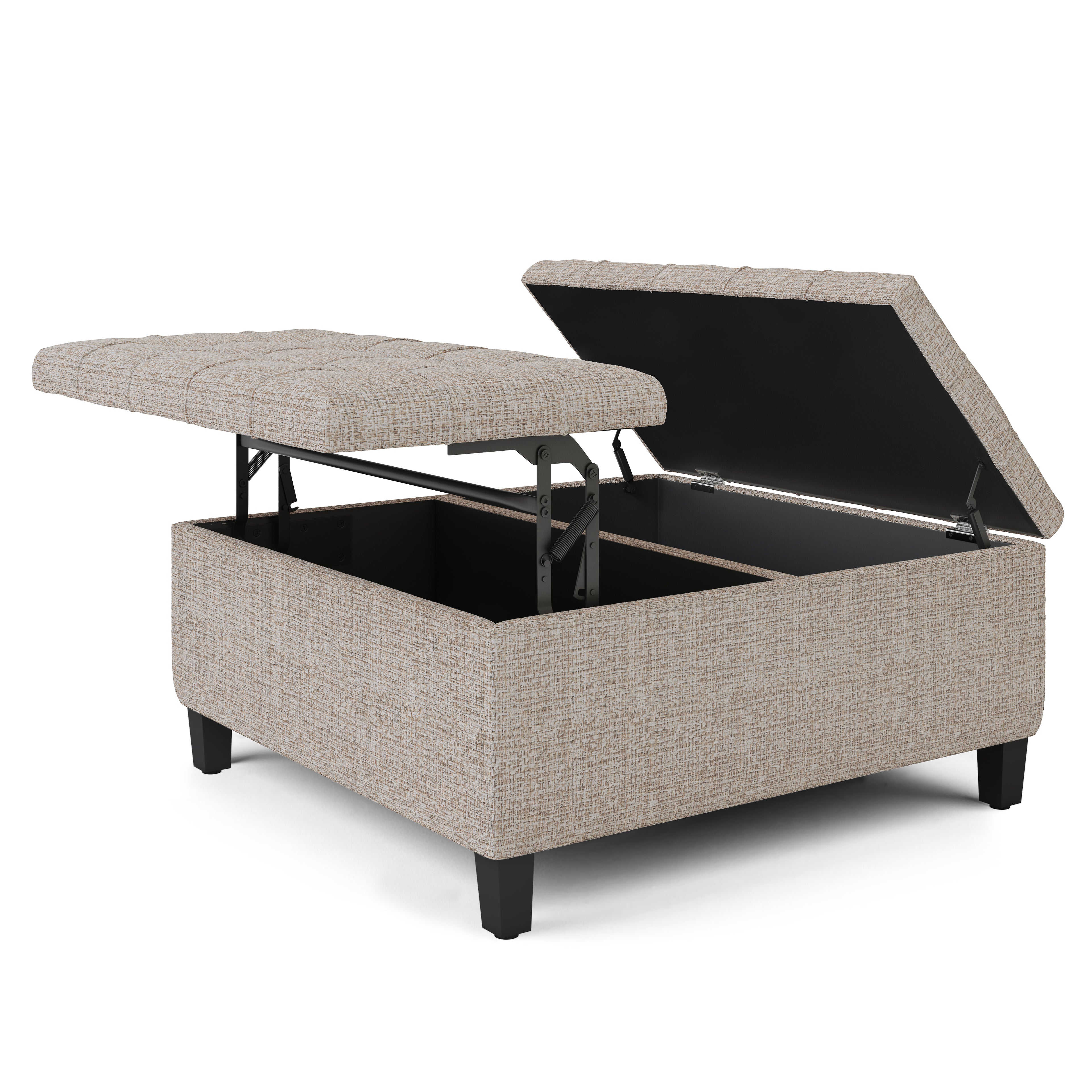 Harrison 36 Inch Wide Coffee Table Storage Ottoman
