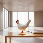 Chicken Table Lamp LED Novelty Night Light Easter Decorative Lamp