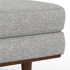 Morrison Large Rectangular Ottoman in Mist
