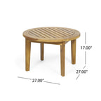 Outdoor Acacia Wood Patio Coffee Table