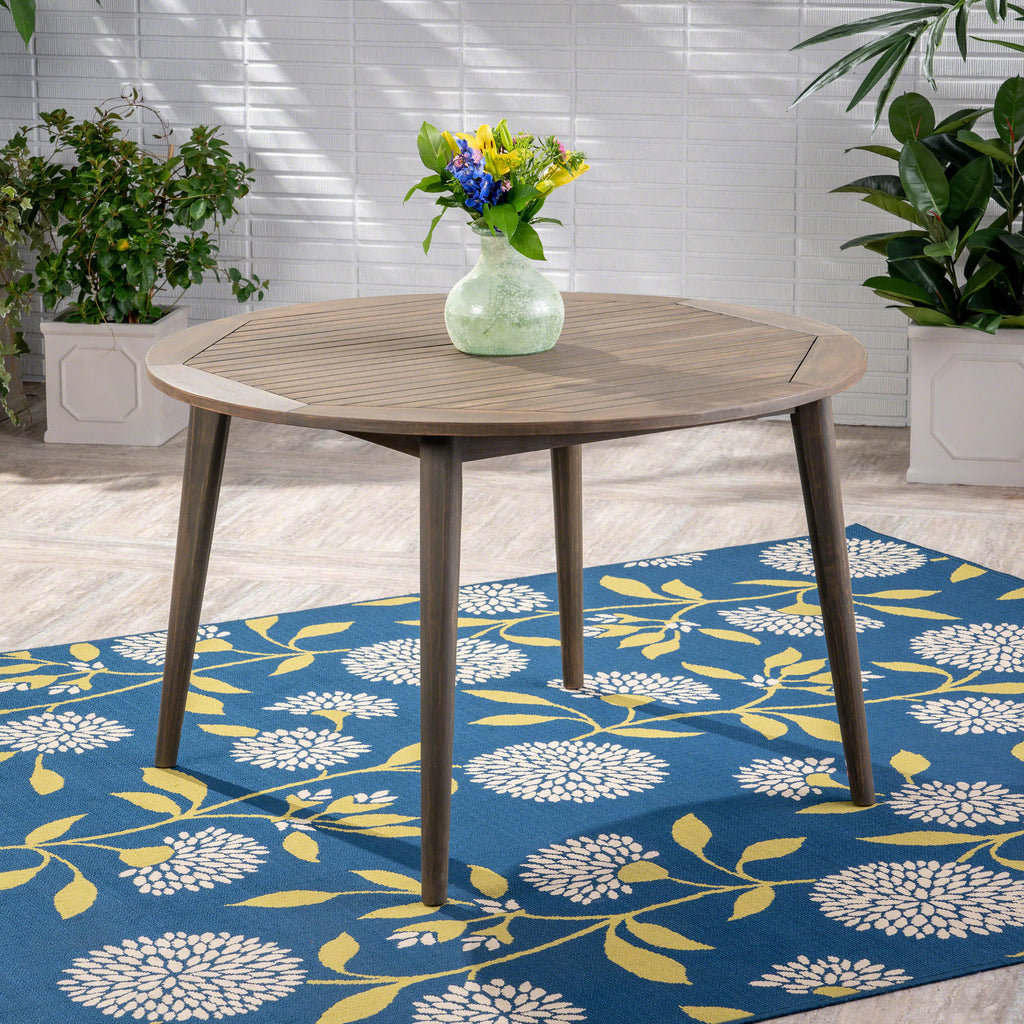 Stamford 47 Acacia Wood Outdoor Dining Table