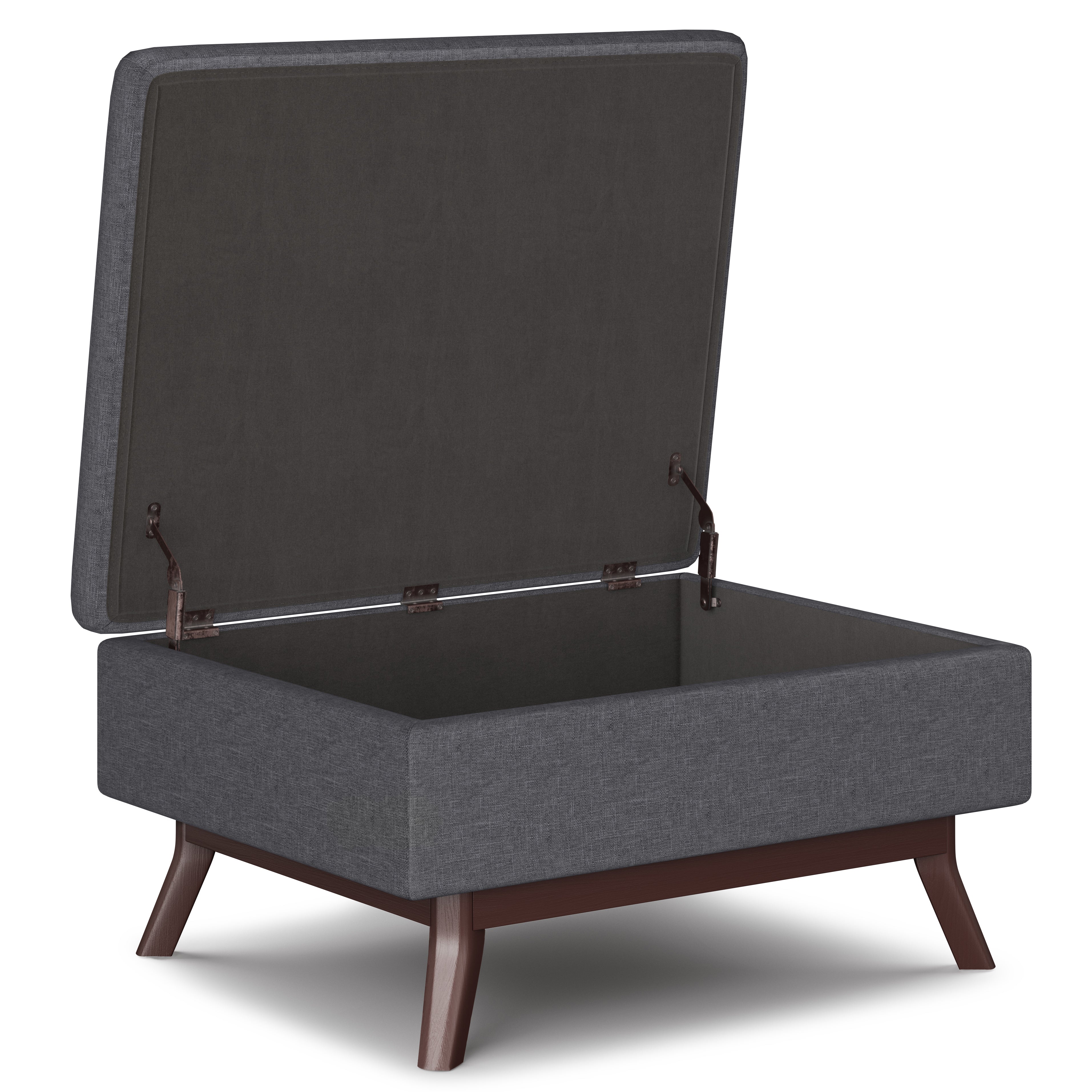 Owen 34 Inch Wide Coffee Table Storage Ottoman