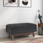 Owen 36 Inch Wide Small Rectangular Storage Ottoman