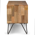 Hunter 60 Inch Wide Solid Mango Wood TV Stand