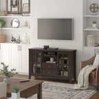 Artisan 53 Inch Wide Solid Wood Tall TV Stand
