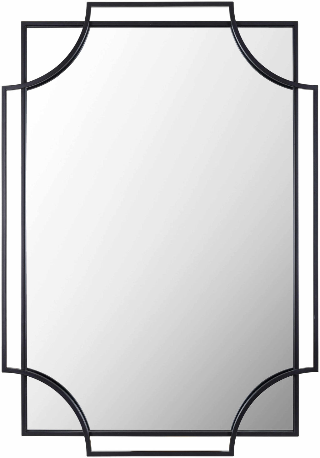 Golasecca Black Frame Mirror - Clearance