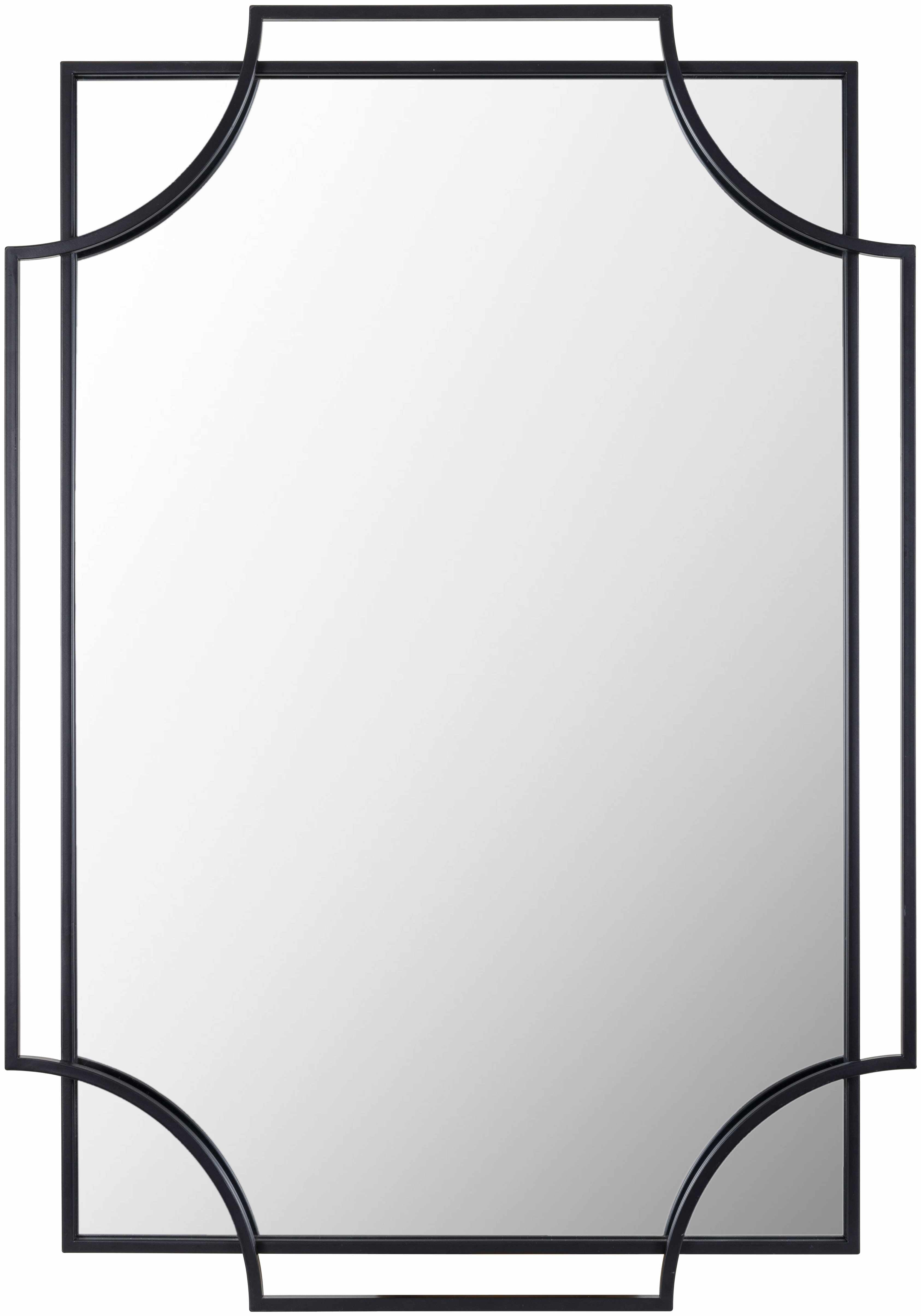 Golasecca Black Frame Mirror - Clearance
