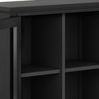 Cosmopolitan 30 Inch Wide Solid Wood Low Storage Cabinet