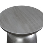 Toby 17 Inch Wide Modern Industrial Metal Accent Table