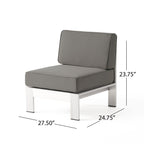 Cape Coral Armless Patio Furniture Set