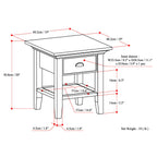 Redmond - End Table - Rustic