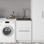 Metro 24" Laundry Cabinet with Faucet and Stainless Steel Sink