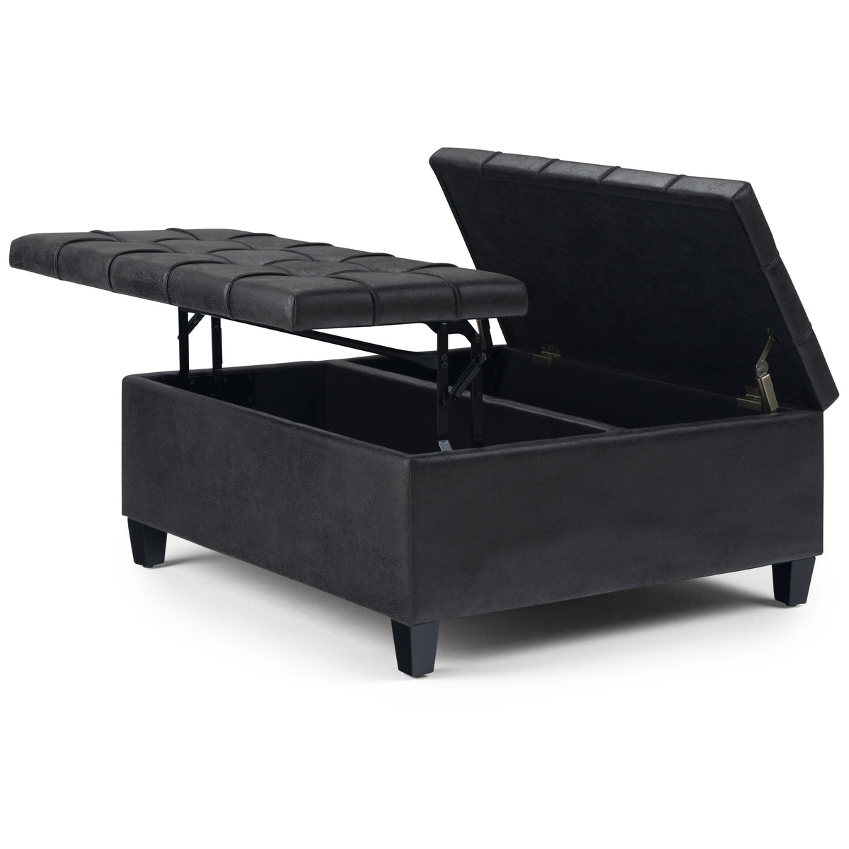 Harrison 36 Inch Wide Coffee Table Storage Ottoman