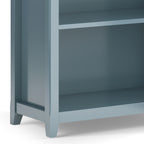 Amherst 30 Inch Solid Wood 5 Shelf Bookcase in French