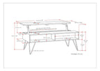 Hunter Lift Top Coffee Table