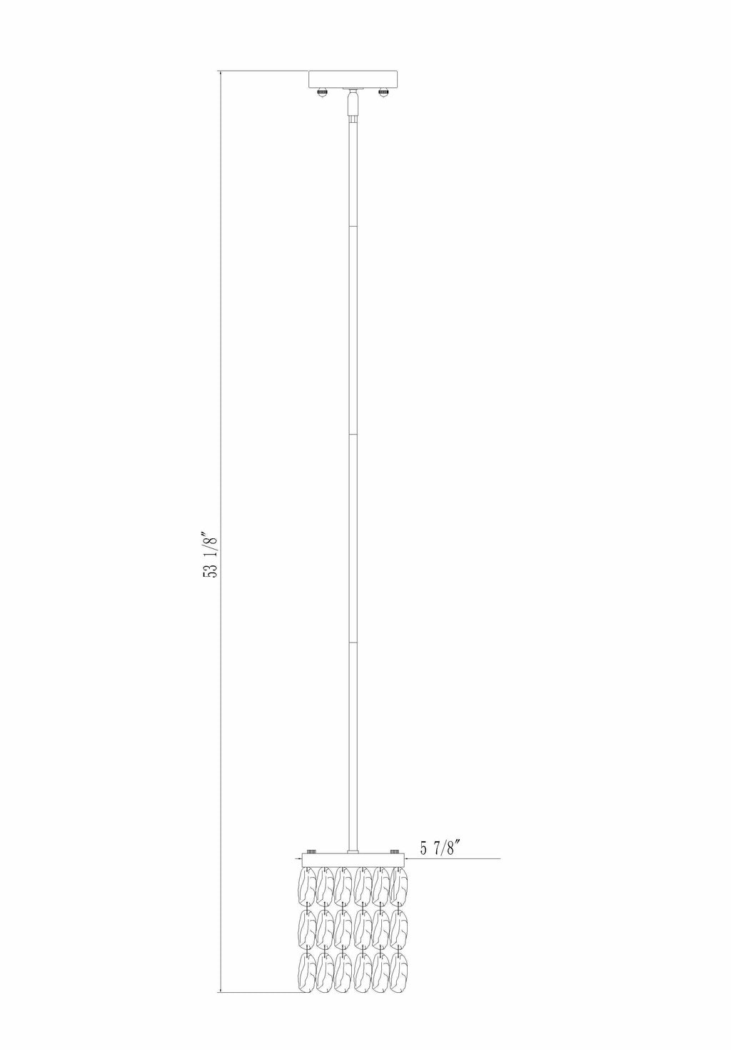 Gotham Ceiling Light - Clearance