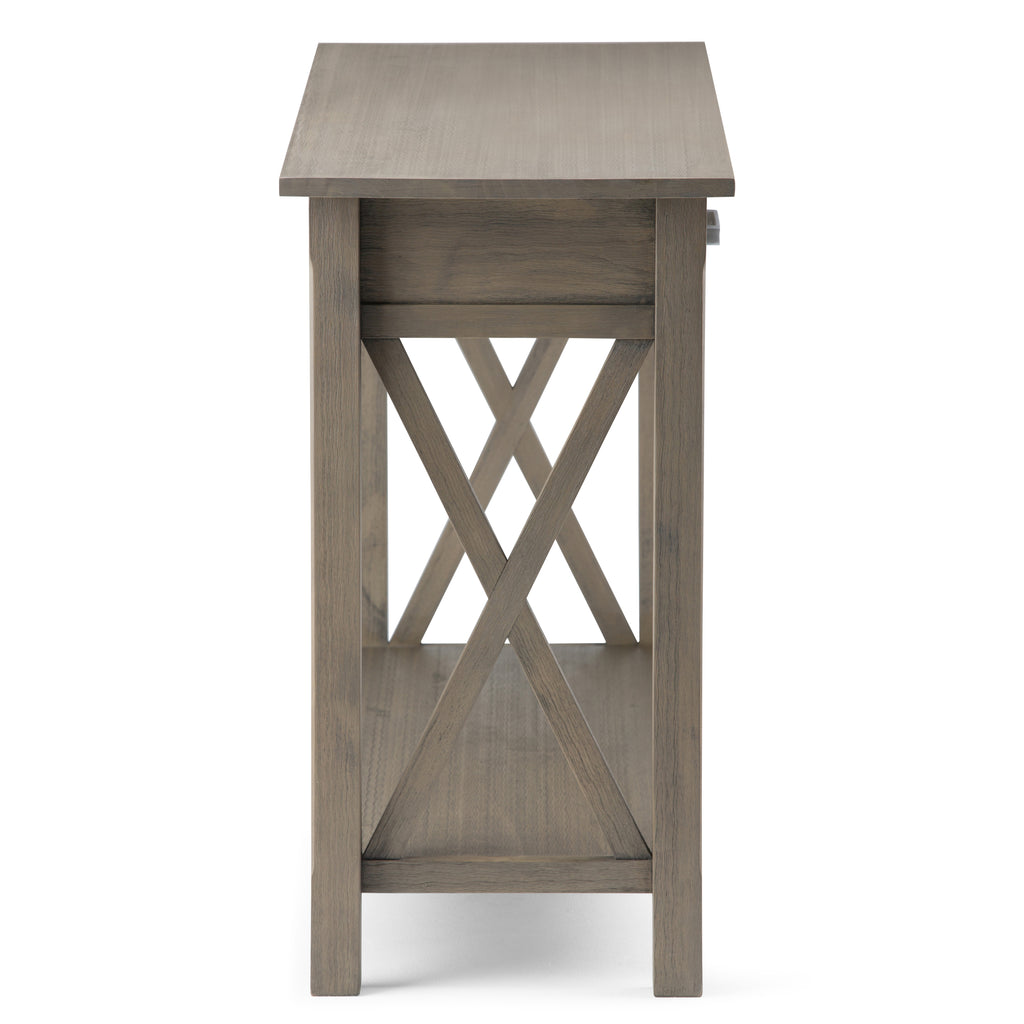 Kitchener 47 Inch Wide Solid Wood Console Sofa Table in Farmhouse