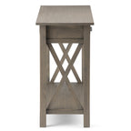 Kitchener 47 Inch Wide Solid Wood Console Sofa Table in Farmhouse