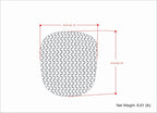 Wynne 18 Inch Wide Round Knitted Pouf